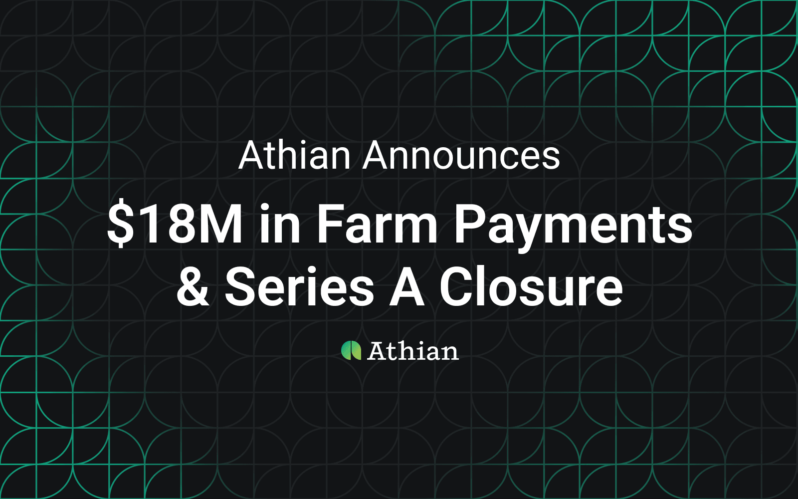 Athian Series A funding announcement